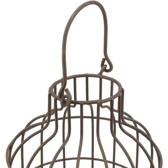 Brown Stonebriar SB-5393C 2PC Wire Metal Cloche Set - Picture 3 of 5